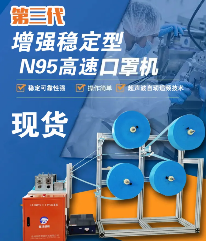 【新品发布】第三代增强稳定型N95高速口罩机，现货发售