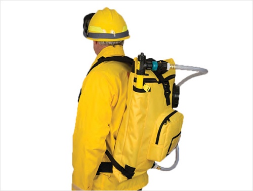 背负式往复软体水枪