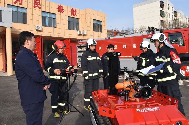 “新战友”入列，使命必达， 北京凌天智能助力东营油田消防队