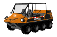 中小型水陆两栖救援车（8×8，64KW，原地转向）