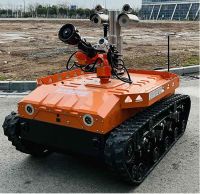 防爆消防灭火侦察机器人【重型超级动力】 (第10代，360°固定云台+语音控制）