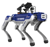 反恐防暴四足机器狗 （40kg超级大狗，第5代，自组网+集成一体式遥控器+双光三轴增稳云台+38mm六联发射器+捕捉网发射器）
